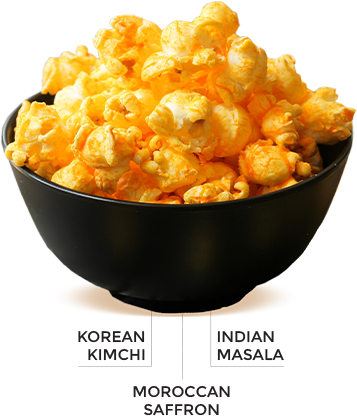 orange popcorn