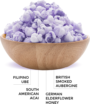 purple popcorn