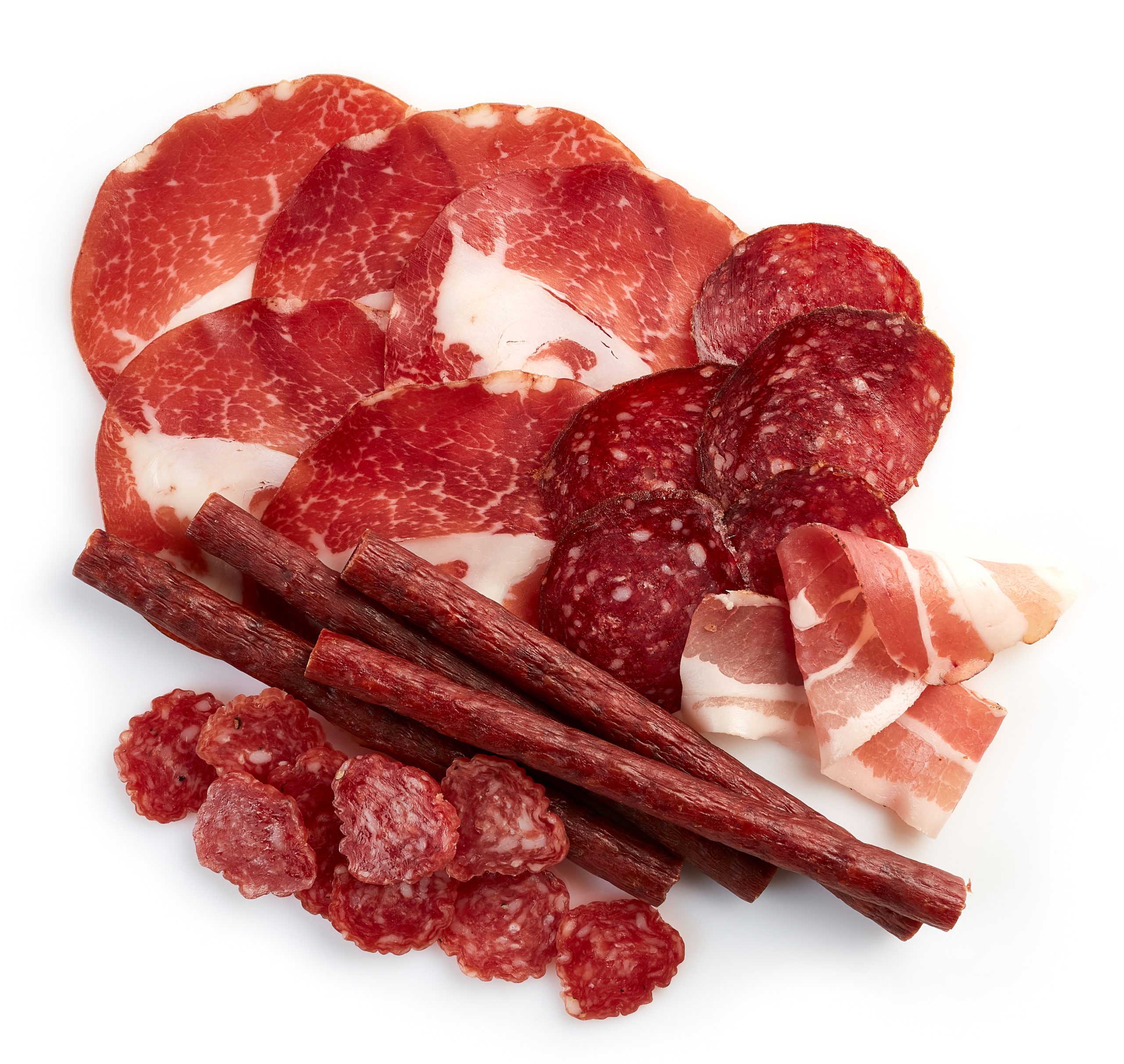 Various,Cold,Smoked,Meat,And,Salami