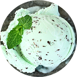 natural food color for mint ice cream