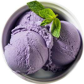 natural food color for lavender ice cream