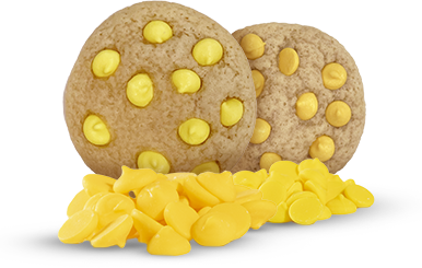 Cookies with Yellow Chocolate Chips