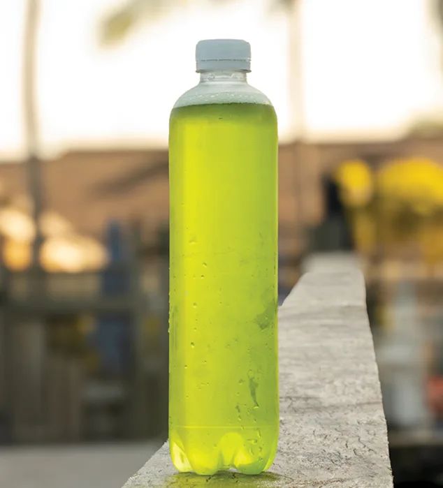 bright green drink
