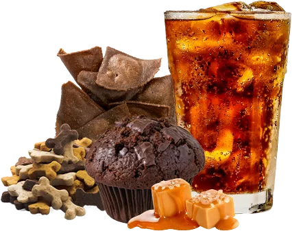 brown food and beverages