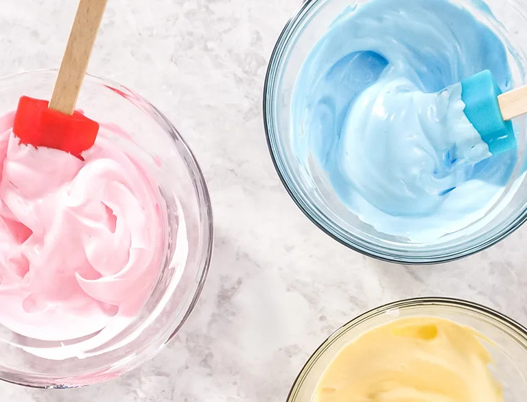 colorful packaged cupcake mix