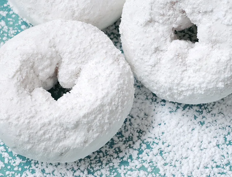 powdered donuts