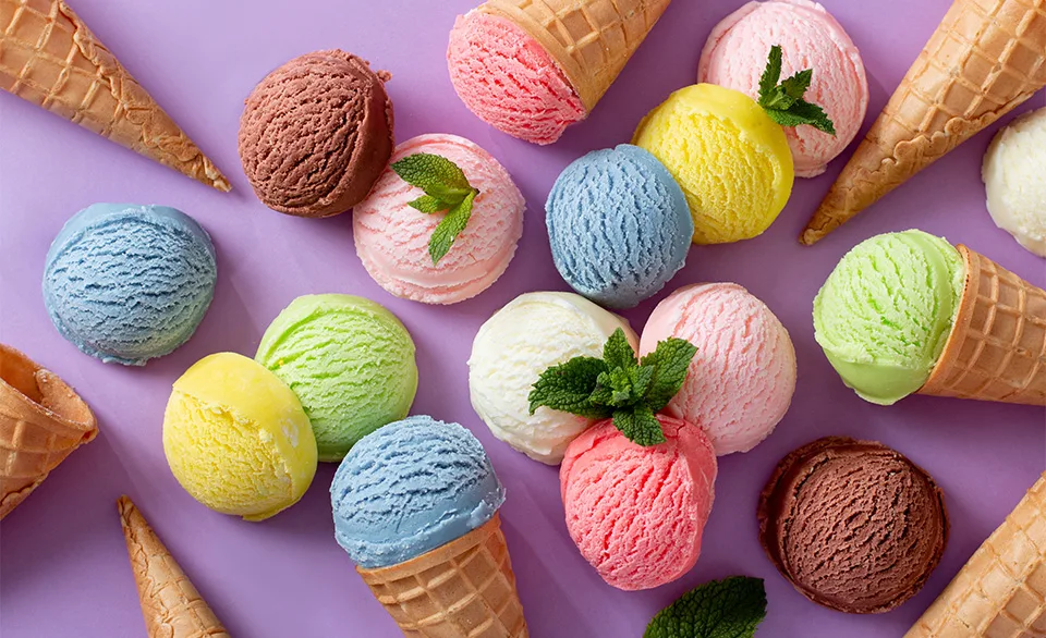 ice cream cones